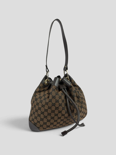 Gucci canvas drawstring - gucci, gg