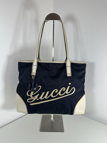 Borsa mano gucci vintage blu - borsa,