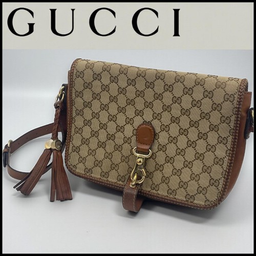 Borsa tracolla gucci tela - gucci, gg