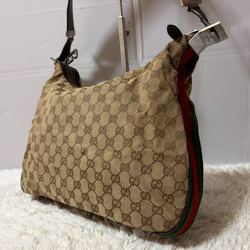 Borsa tracolla gucci tela - tracolla, gg
